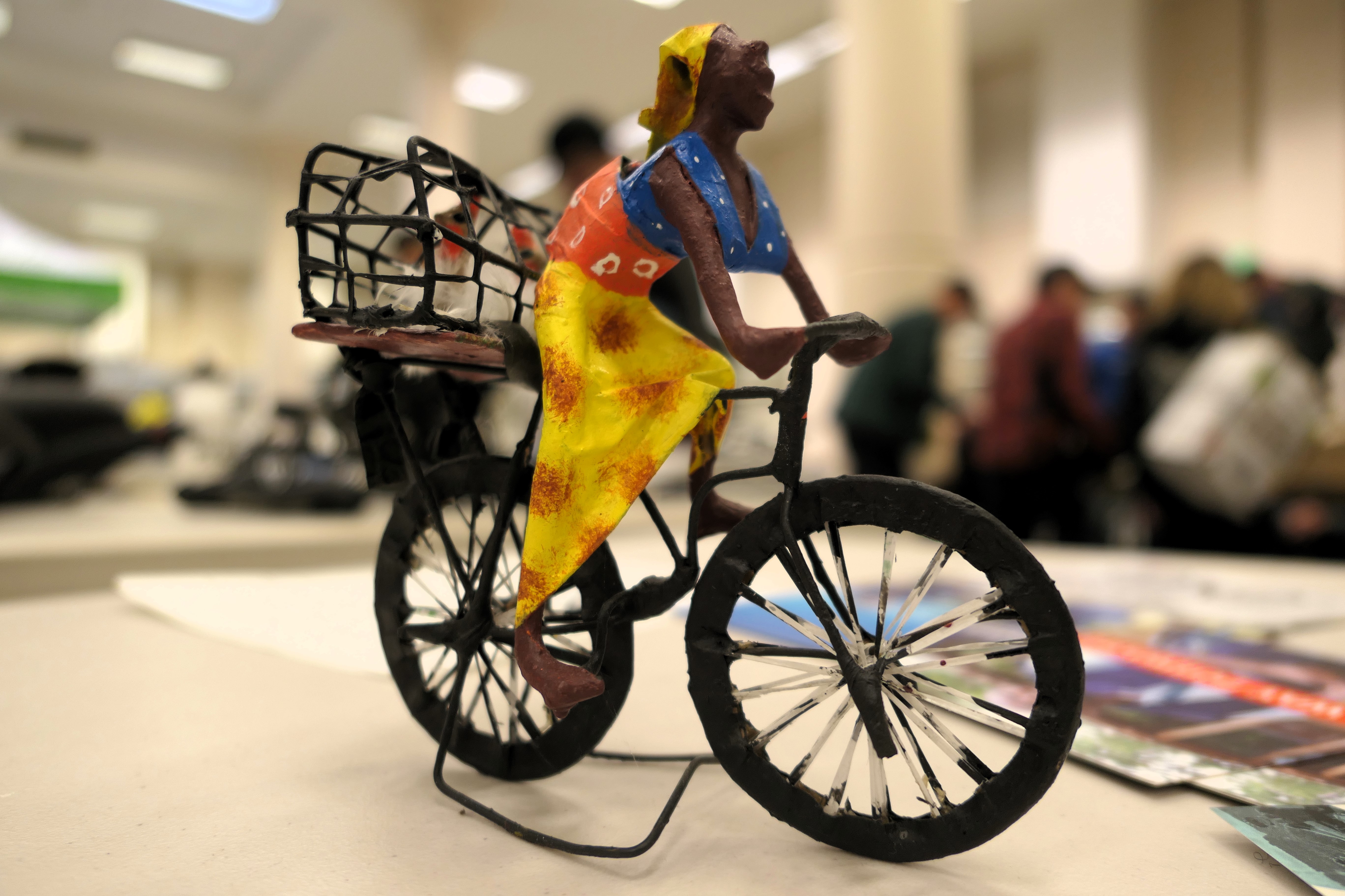 A Buffalo Bike figurine